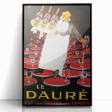 Vintage Le Daure Advertising Poster - Retro French Wall Art