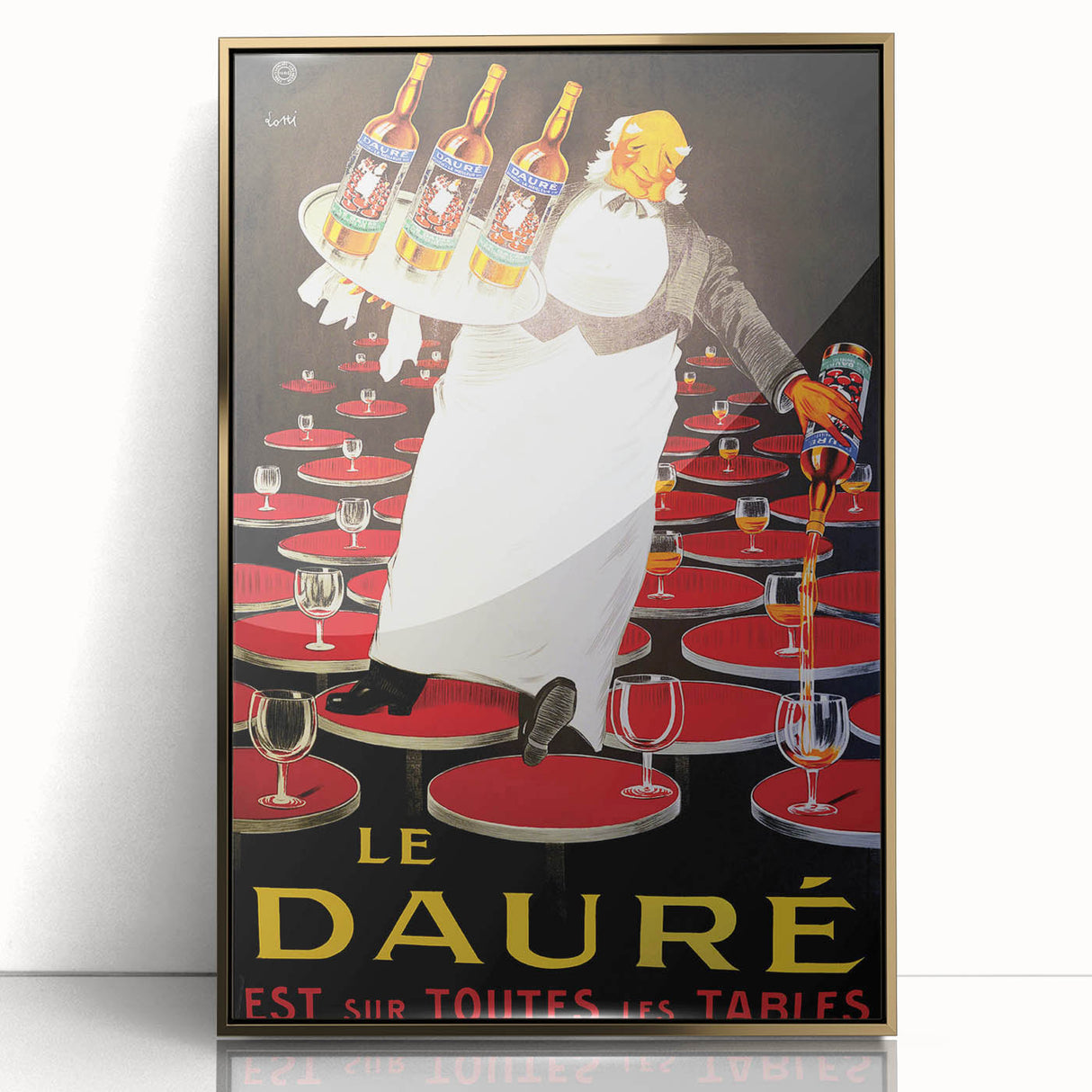 Vintage Le Daure Advertising Poster - Retro French Wall Art