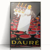 Vintage Le Daure Advertising Poster - Retro French Wall Art