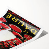 Vintage Le Daure Advertising Poster - Retro French Wall Art