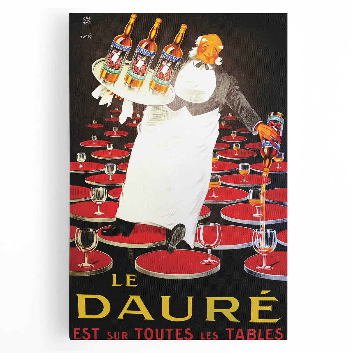Vintage Le Daure Advertising Poster - Retro French Wall Art