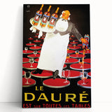 Vintage Le Daure Advertising Poster - Retro French Wall Art