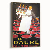 Vintage Le Daure Advertising Poster - Retro French Wall Art