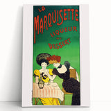 Vintage La Marquisette Liqueur Advertising Poster - Retro French Art