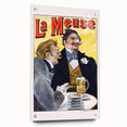 Vintage La Meuse Beer Advertising Poster - Retro French Wall Art