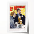 Vintage La Meuse Beer Advertising Poster - Retro French Wall Art