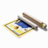 Vintage La Mezquita Beer Advertising Poster - Retro Spanish Art