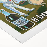 Absinthe de Pontarlier Poster: Retro Advertising Art, Vintage Print