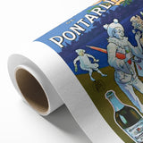 Absinthe de Pontarlier Poster: Retro Advertising Art, Vintage Print