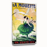 Vintage La Mouette Anis Advertising Poster - Retro French Wall Art