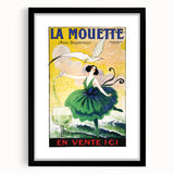Vintage La Mouette Anis Advertising Poster - Retro French Wall Art