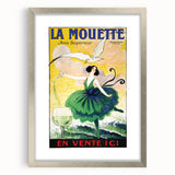 Vintage La Mouette Anis Advertising Poster - Retro French Wall Art