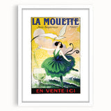 Vintage La Mouette Anis Advertising Poster - Retro French Wall Art