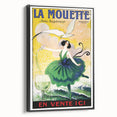 Vintage La Mouette Anis Advertising Poster - Retro French Wall Art