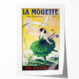 Vintage La Mouette Anis Advertising Poster - Retro French Wall Art