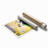 Vintage La Mouette Anis Advertising Poster - Retro French Wall Art