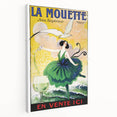 Vintage La Mouette Anis Advertising Poster - Retro French Wall Art