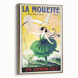 Vintage La Mouette Anis Advertising Poster - Retro French Wall Art