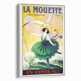 Vintage La Mouette Anis Advertising Poster - Retro French Wall Art