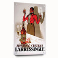 Vintage Armagnac Chateau Larressingle Advertising Poster - Retro Art