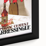 Vintage Armagnac Chateau Larressingle Advertising Poster - Retro Art