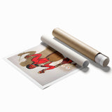 Vintage Armagnac Chateau Larressingle Advertising Poster - Retro Art