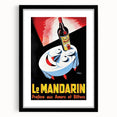 Vintage Le Mandarine Advertising Poster - Retro French Art