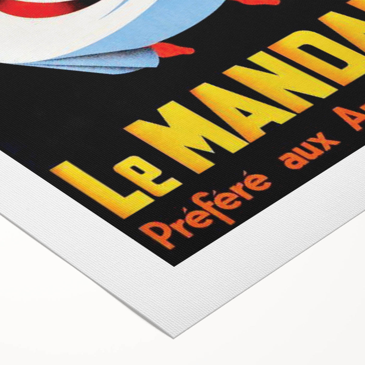 Vintage Le Mandarine Advertising Poster - Retro French Art