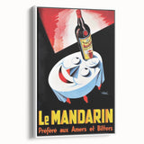 Vintage Le Mandarine Advertising Poster - Retro French Art