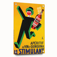 Vintage Advertising Poster: Retro Stimulant Drink Wall Art for Home