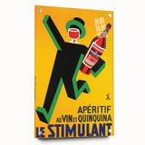 Vintage Advertising Poster: Retro Stimulant Drink Wall Art for Home
