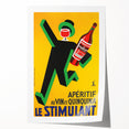 Vintage Advertising Poster: Retro Stimulant Drink Wall Art for Home