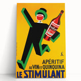 Vintage Advertising Poster: Retro Stimulant Drink Wall Art for Home