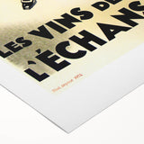 Vintage Advertising Poster: Les Vins de L'Échanson Retro Wall Art