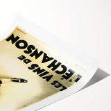 Vintage Advertising Poster: Les Vins de L'Échanson Retro Wall Art