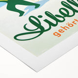 Vintage Libella Poster: Retro Orange Soda Advertising Wall Art