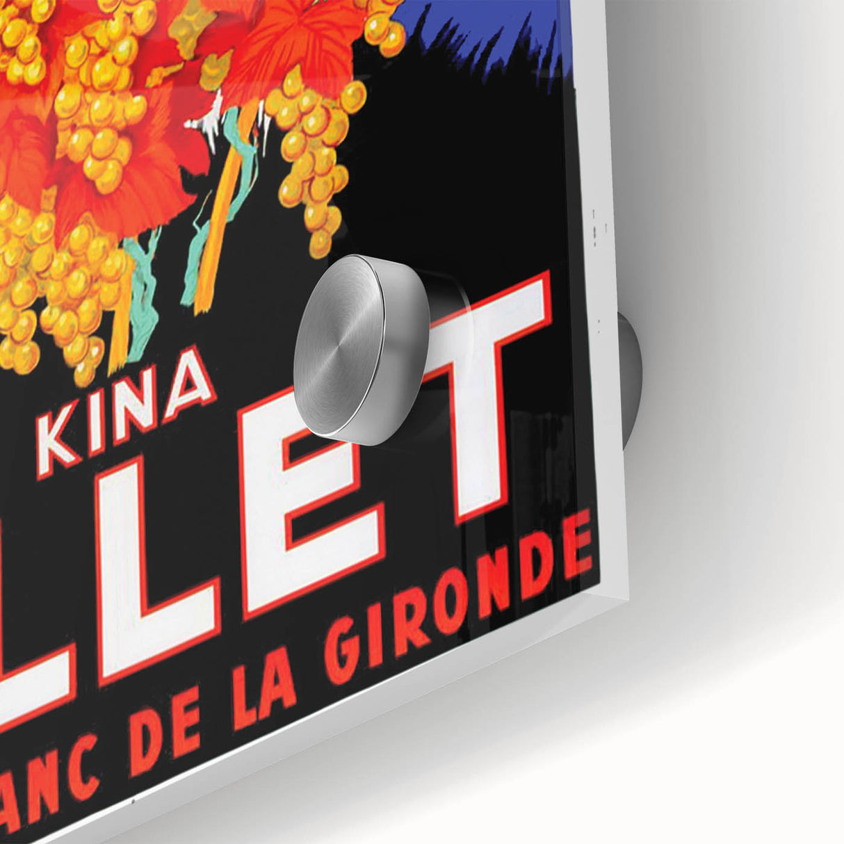 Vintage Lillet Poster: Retro Wine Advertising Wall Art for Your Home