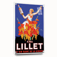 Vintage Lillet Poster: Retro Wine Advertising Wall Art for Your Home