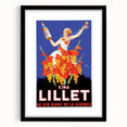 Vintage Lillet Poster: Retro Wine Advertising Wall Art for Your Home