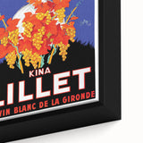 Vintage Lillet Poster: Retro Wine Advertising Wall Art for Your Home