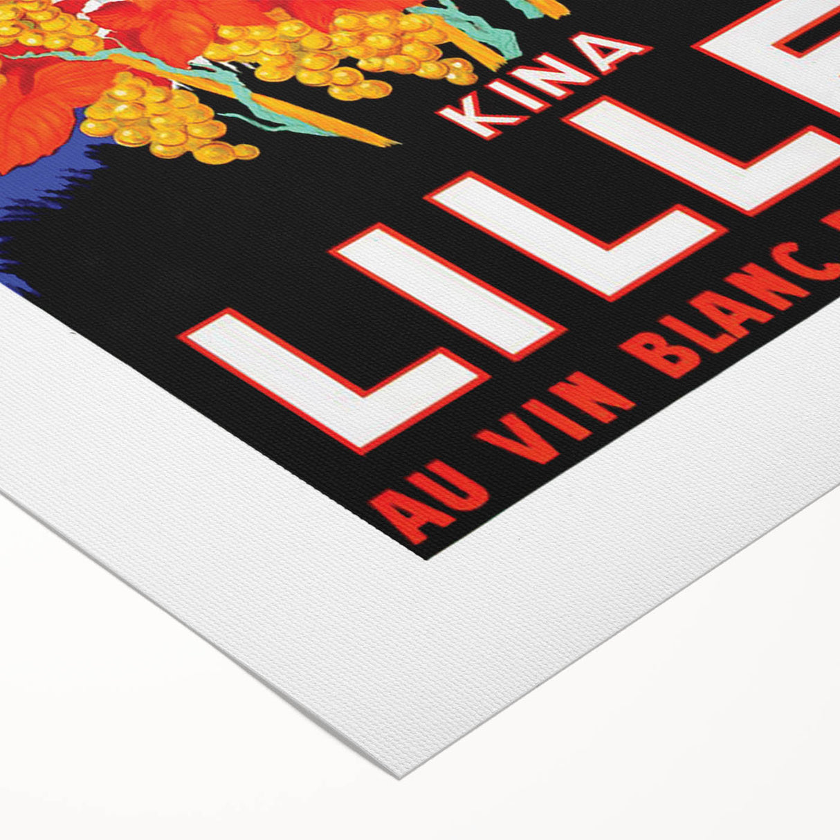Vintage Lillet Poster: Retro Wine Advertising Wall Art for Your Home