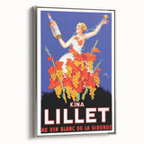 Vintage Lillet Poster: Retro Wine Advertising Wall Art for Your Home