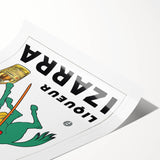 Vintage Izarra Poster: Retro Liqueur Advertising Wall Art