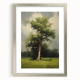 Vintage Nature Art: Majestic Tree Antique Landscape Print