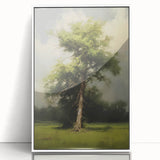 Vintage Nature Art: Majestic Tree Antique Landscape Print