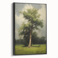 Vintage Nature Art: Majestic Tree Antique Landscape Print