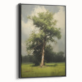 Vintage Nature Art: Majestic Tree Antique Landscape Print