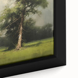 Vintage Nature Art: Majestic Tree Antique Landscape Print
