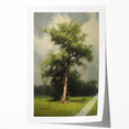 Vintage Nature Art: Majestic Tree Antique Landscape Print