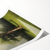 Vintage Nature Art: Majestic Tree Antique Landscape Print